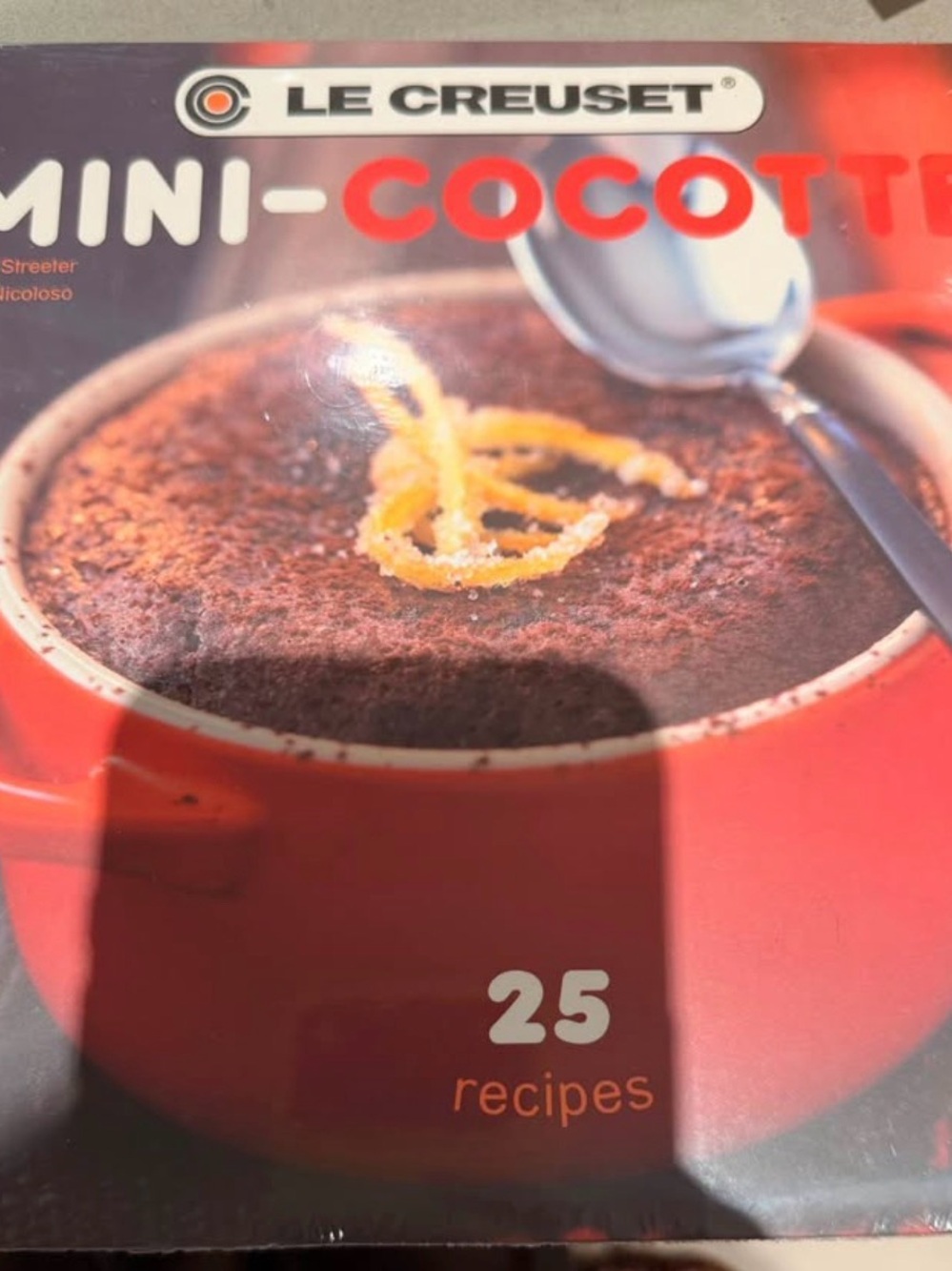 Le Creuset Mini Cocotte Cookbook with Red Mini Cocotte Image